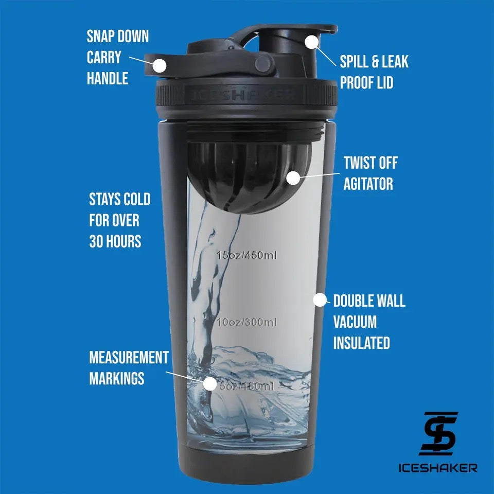 26 oz. Ice Shaker Bottle