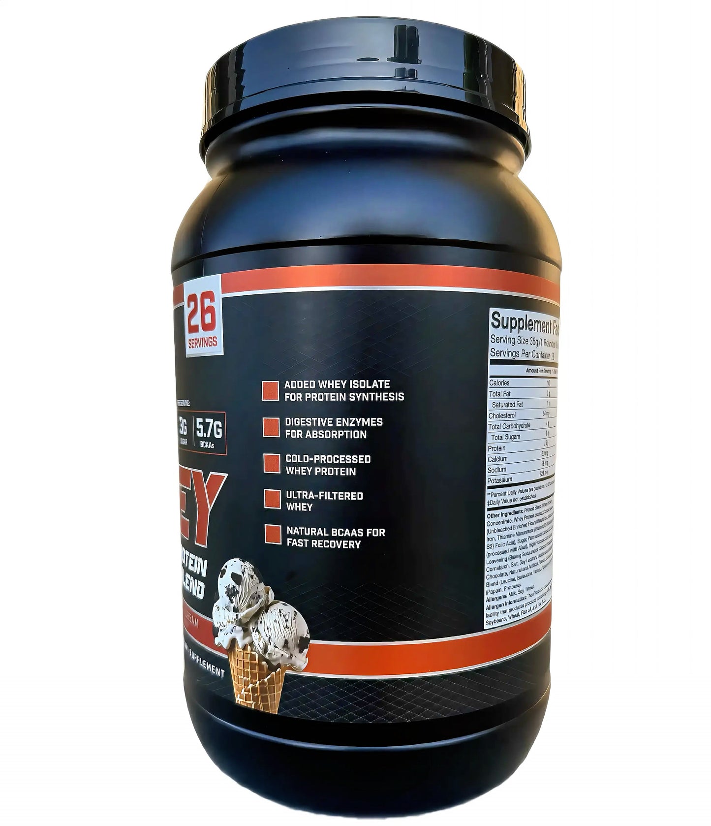 NEW COOKIES & CREAM ICE CREAM WHEY