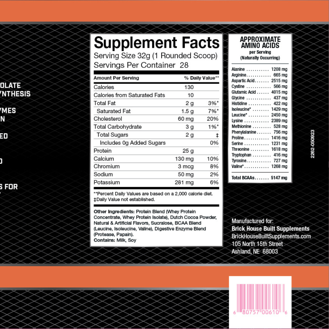 Chocolate Peanut Butter Whey Protein