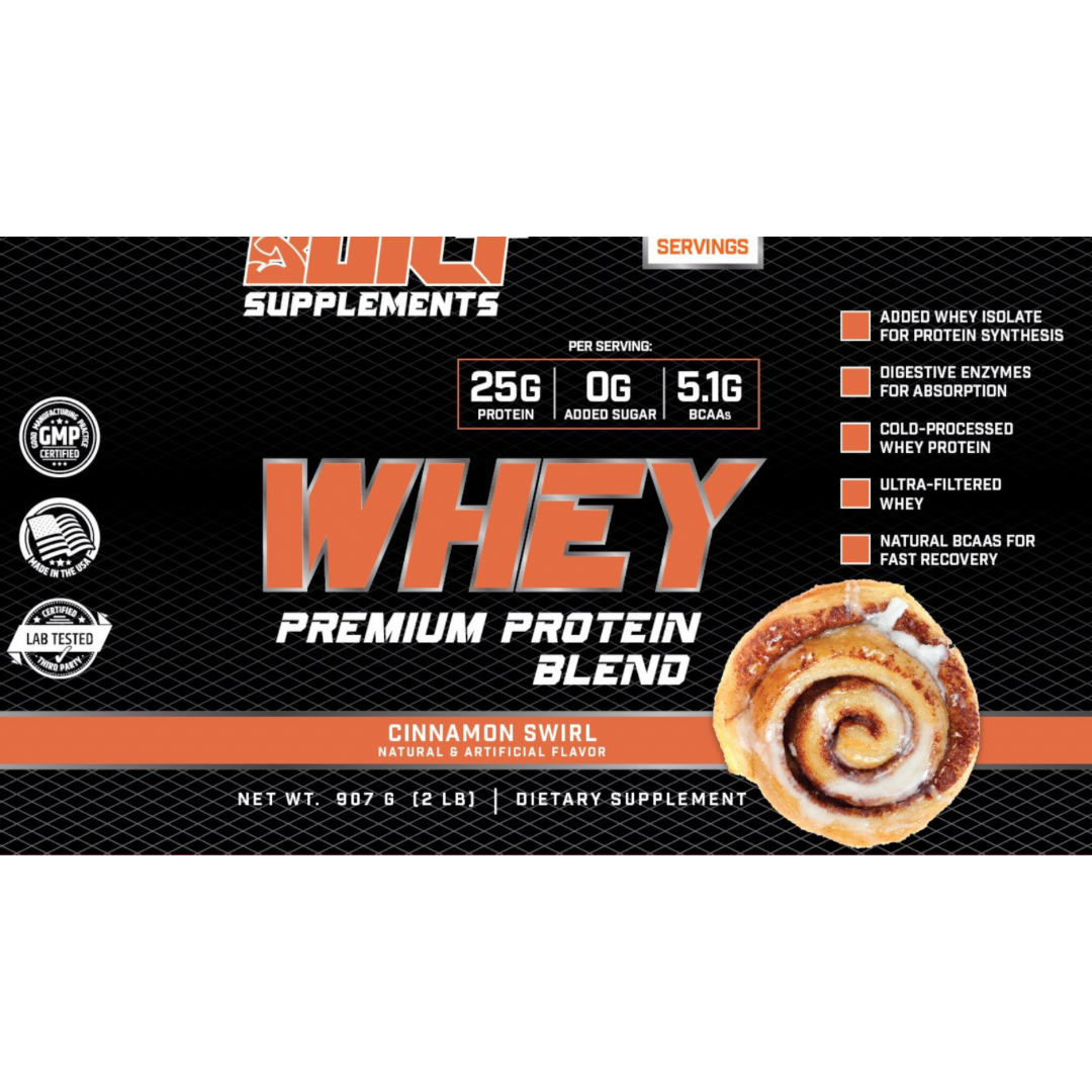 5lb Cinnamon Swirl Whey Protein
