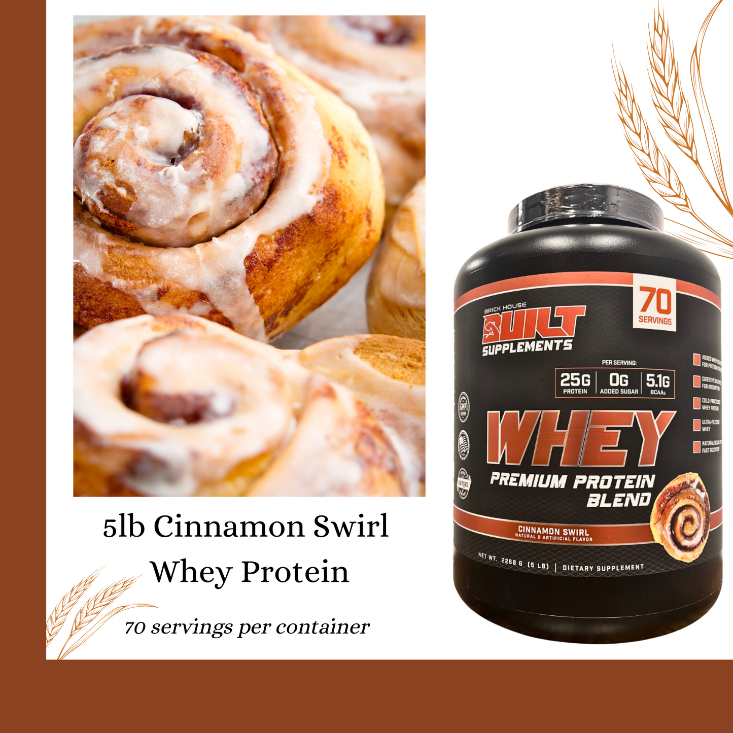 Cinnamon Swirl Whey Protein