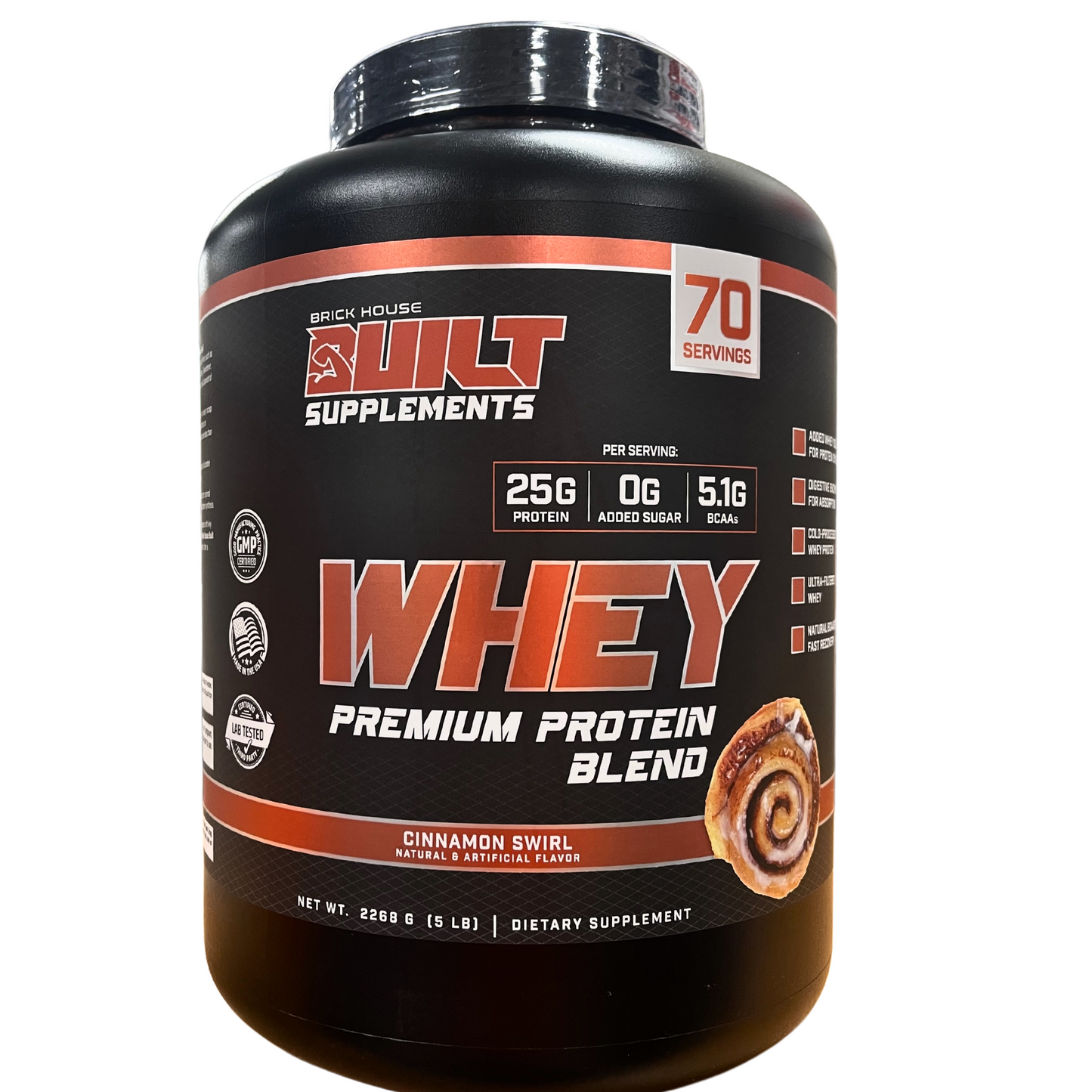 5lb Cinnamon Swirl Whey Protein