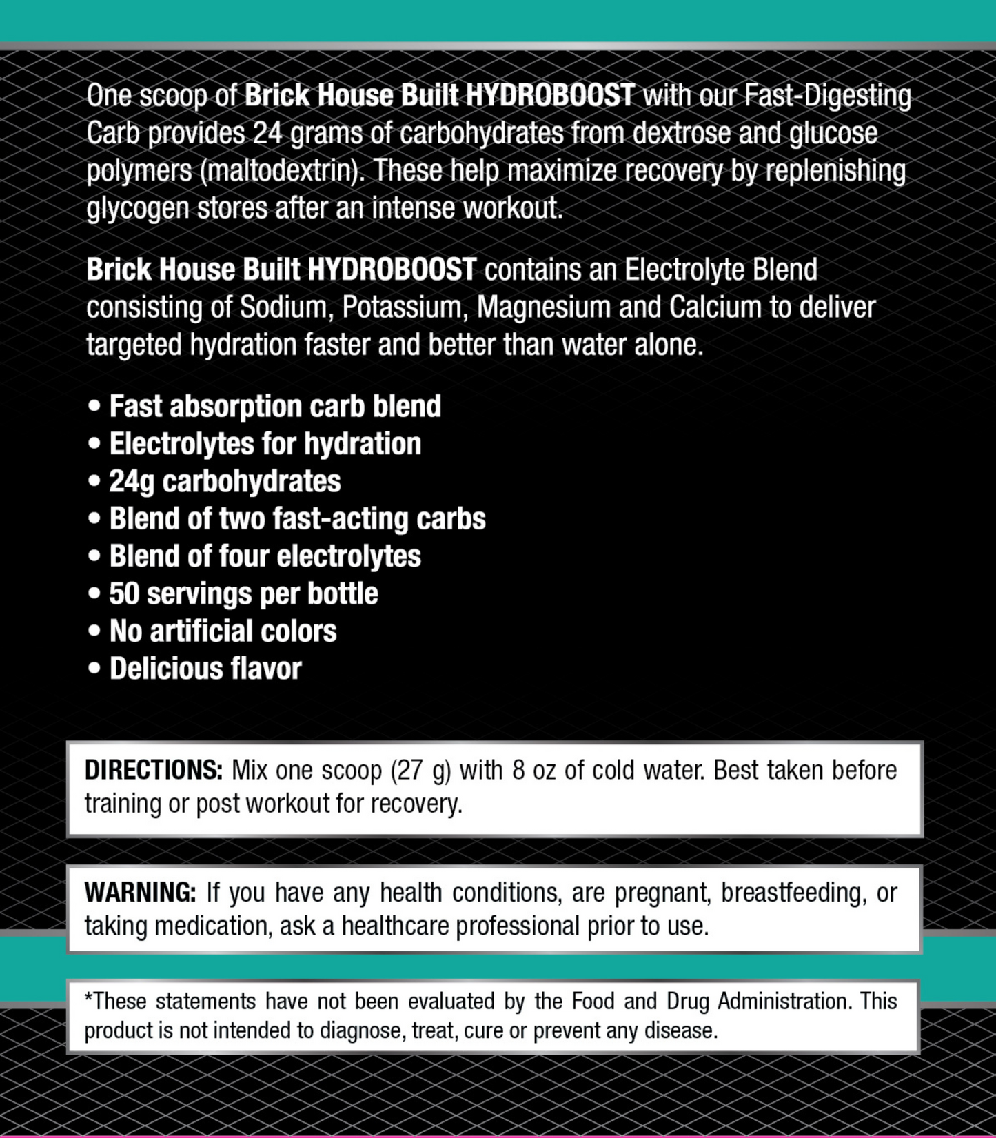 Hydroboost Carbs & Electrolyes