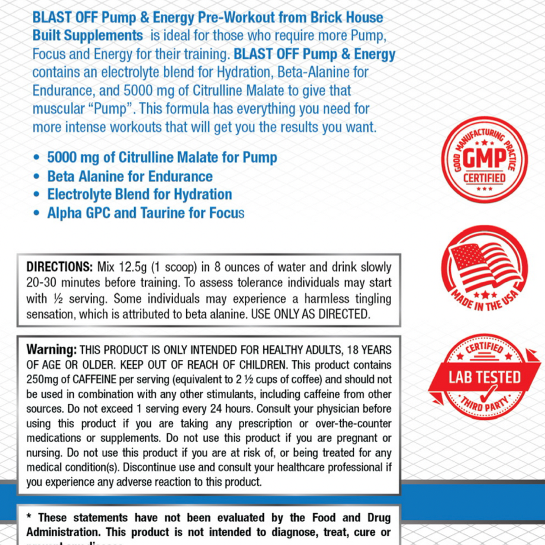 Bomp Pop- Blast Off Pump & Energy