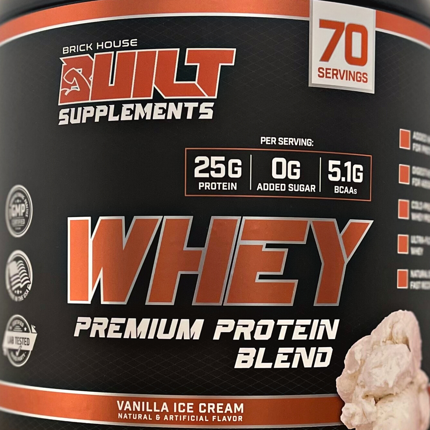 5lb Vanilla Ice Cream Whey Protein